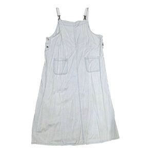 HSZ studio woman Vintage denim overall dress Light Blue Sz 2X A004537